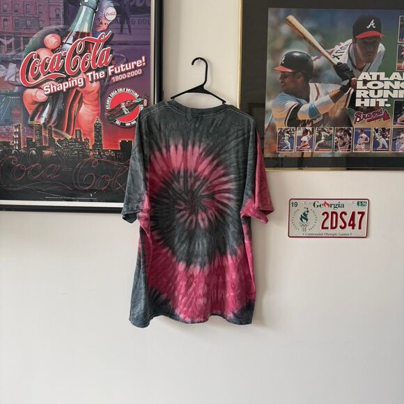 Vintage Atlanta Falcons Tie Dye Delta Pro Weight Tee - Picture 2 of 5